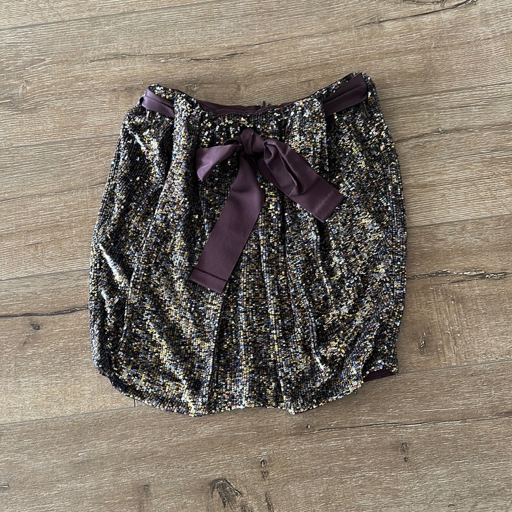Phillip Lim sequin mini skirt with bow